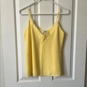 Socialite Butter Yellow Lace Camisole